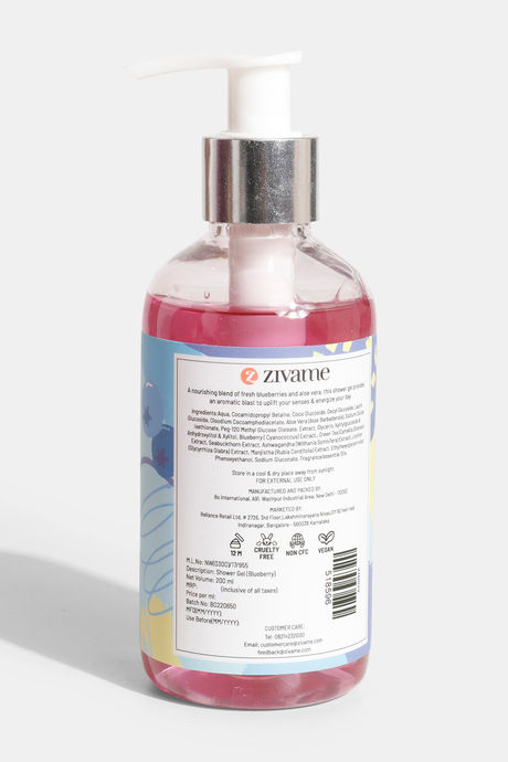 Zivame Blueberry Smash Shower Gel - 200ml — image 2
